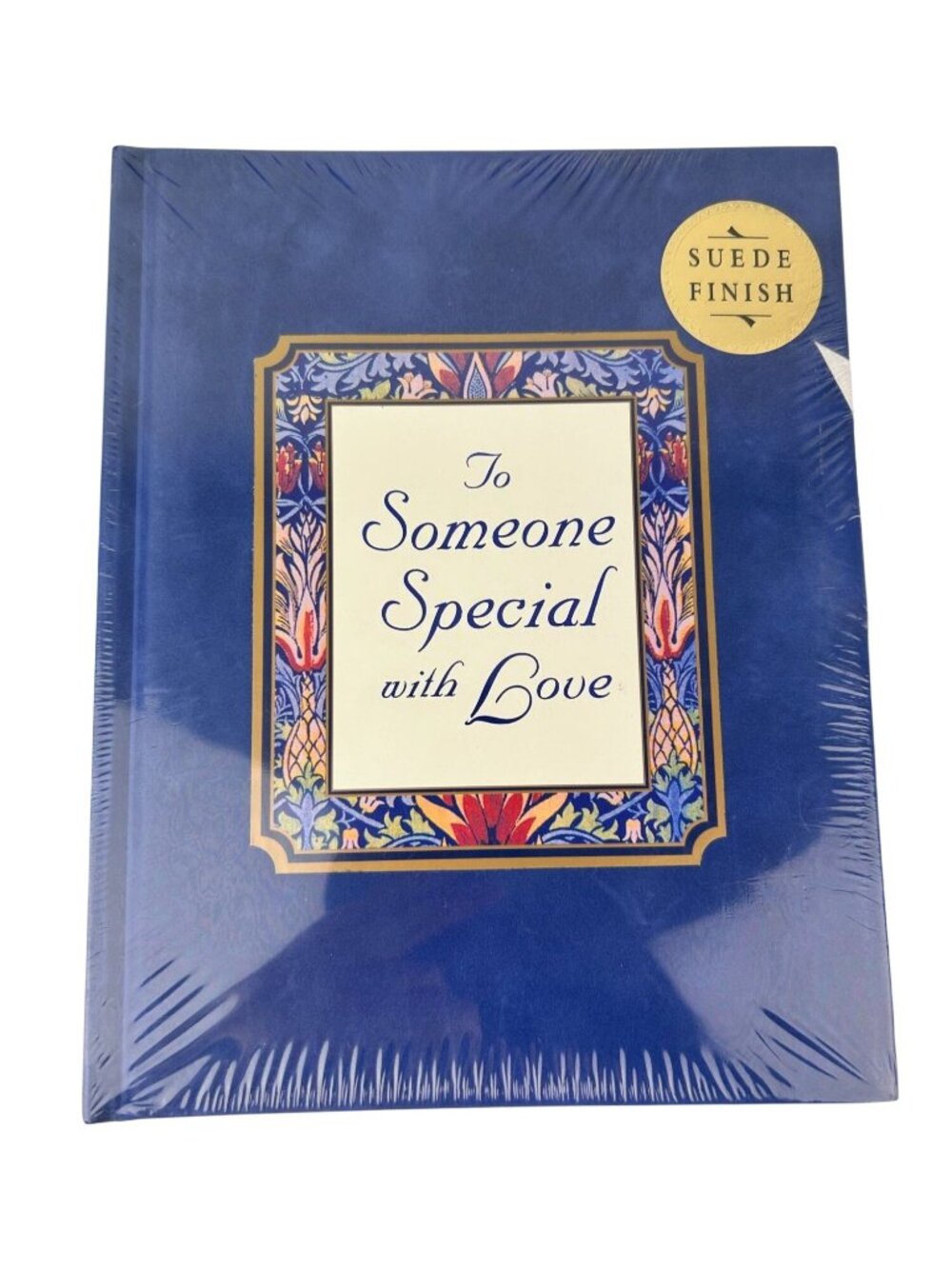 New Seasons Photo Album Suede Elegance To Someone Special Gift NEW Blue Guided